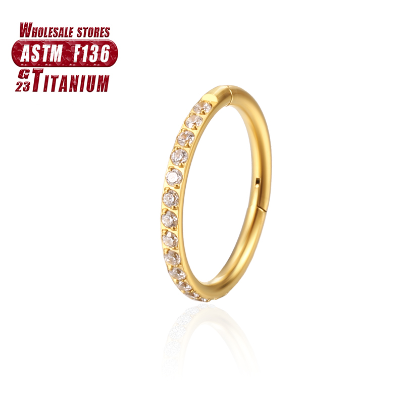 F136 Titanium Nose Ring Implan - Body Jewelry Implant Grade Titanium recensione e prezzo