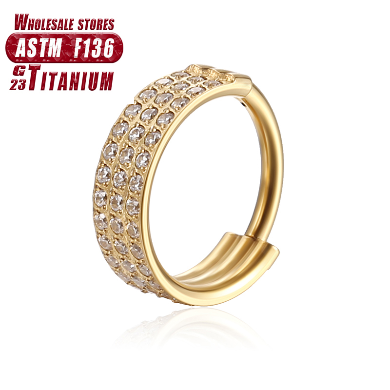F136 Titanium Nose Ring Implan - Body Jewelry Implant Grade Titanium recensione e prezzo
