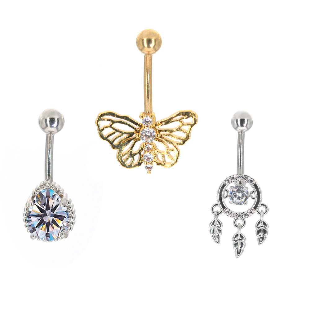 1Pc Butterfly Sexy Dangling Na - Body Jewelry Brands recensione e prezzo