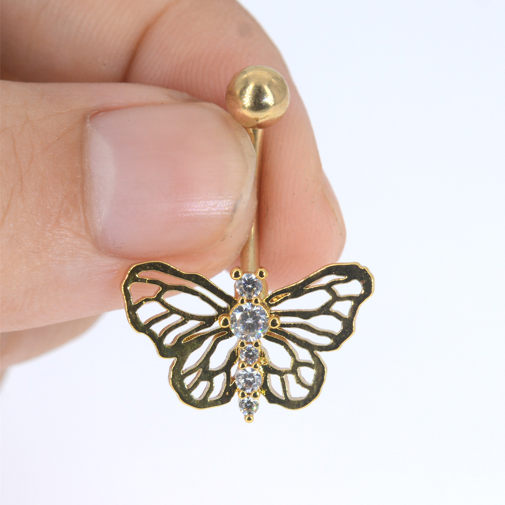 1Pc Butterfly Sexy Dangling Na - Body Jewelry Brands recensione e prezzo