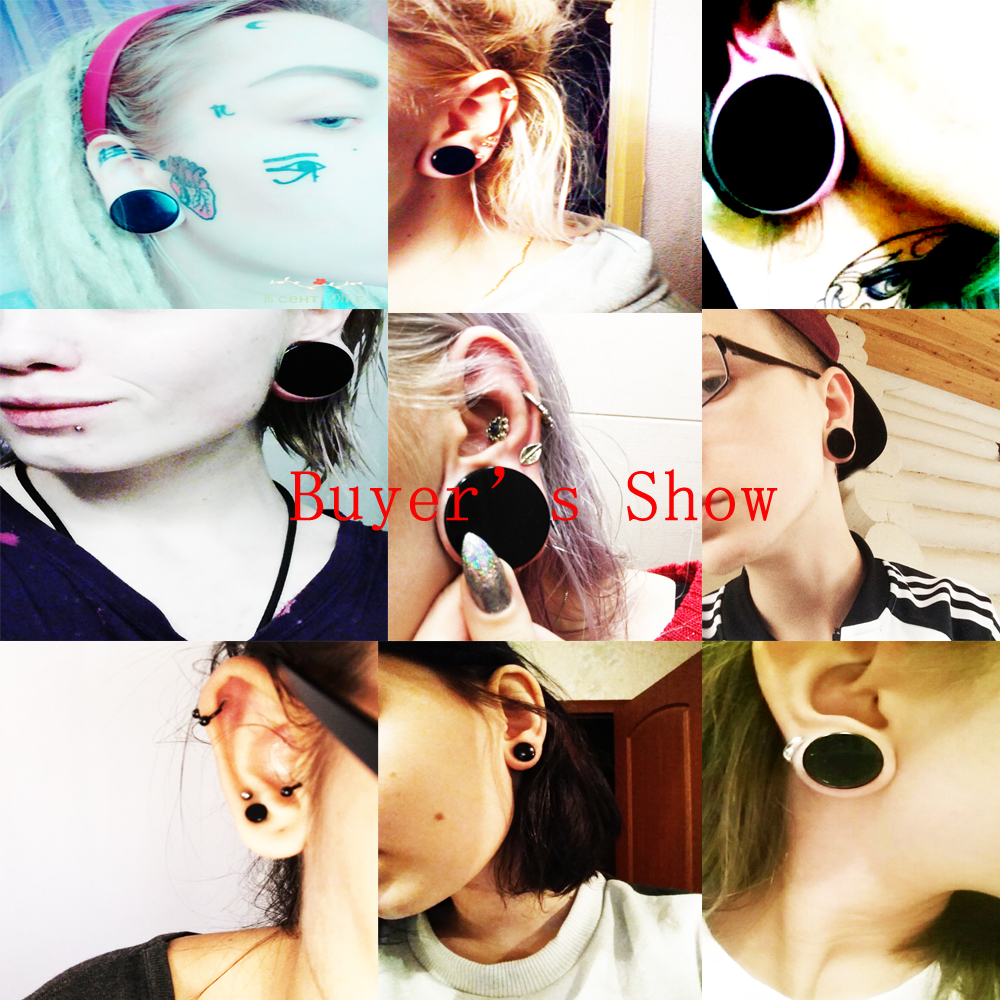 1 Pair 3mm-50mm Big Size Solid - Body Jewelry Ear Plugs recensione e prezzo