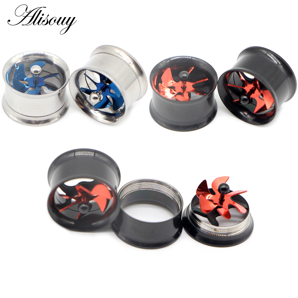 Alisouy 2Pcs Screw Propeller E - Body Jewelry Ear Plugs recensione e prezzo