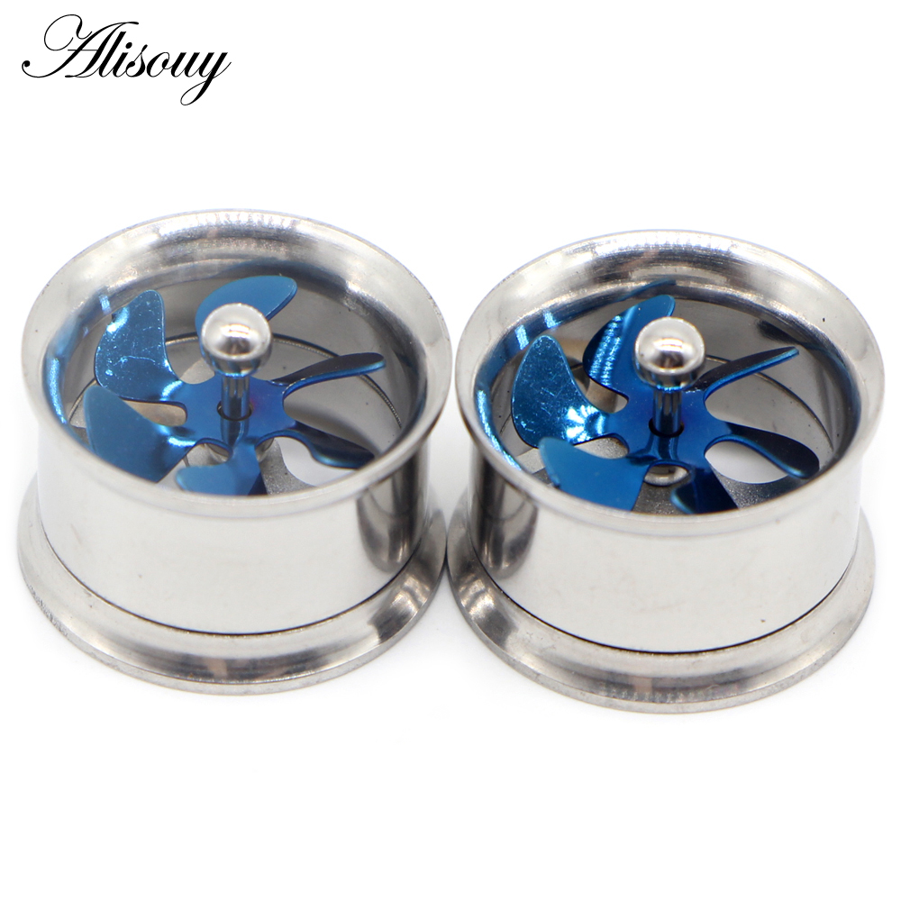 Alisouy 2Pcs Screw Propeller E - Body Jewelry Ear Plugs recensione e prezzo