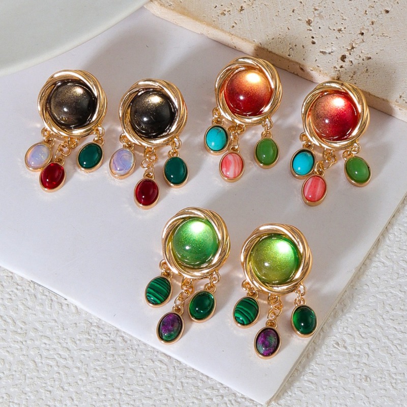 Colorful Glass Crystal Earring - Body Jewelry Brands recensione e prezzo
