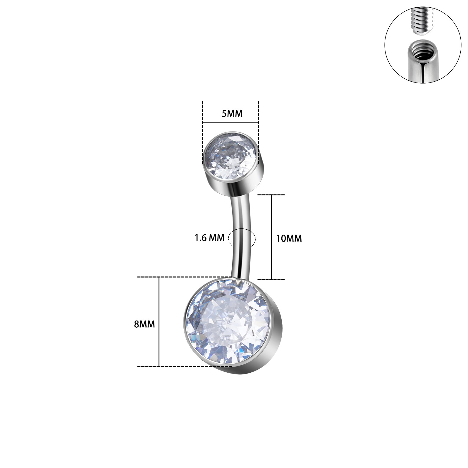 Implant Grade G23 Titanium 14G - Body Jewelry Implant Grade Titanium recensione e prezzo