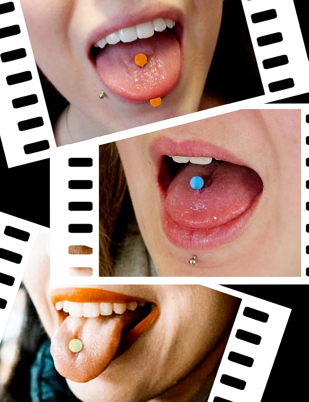 12PCS/24PCS 14G 16mm Glow in D - Body Jewelry Nipple Rings recensione e prezzo