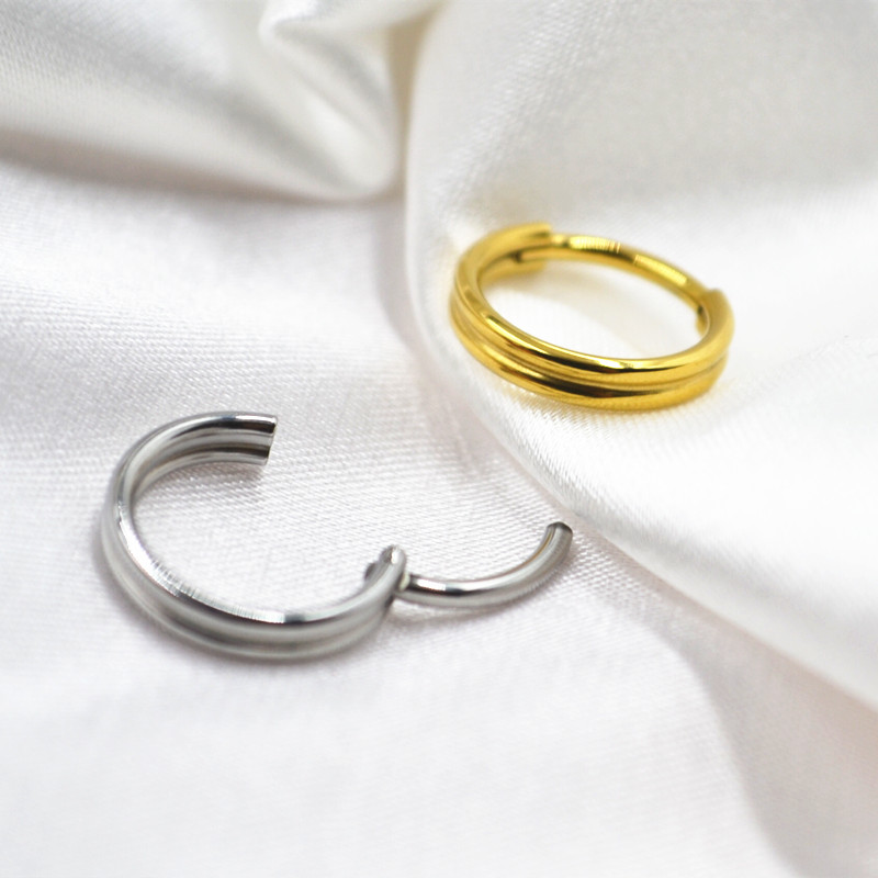 20pcs 316L Stainless Steel Pie - Clicker Ring Seamless recensione e prezzo