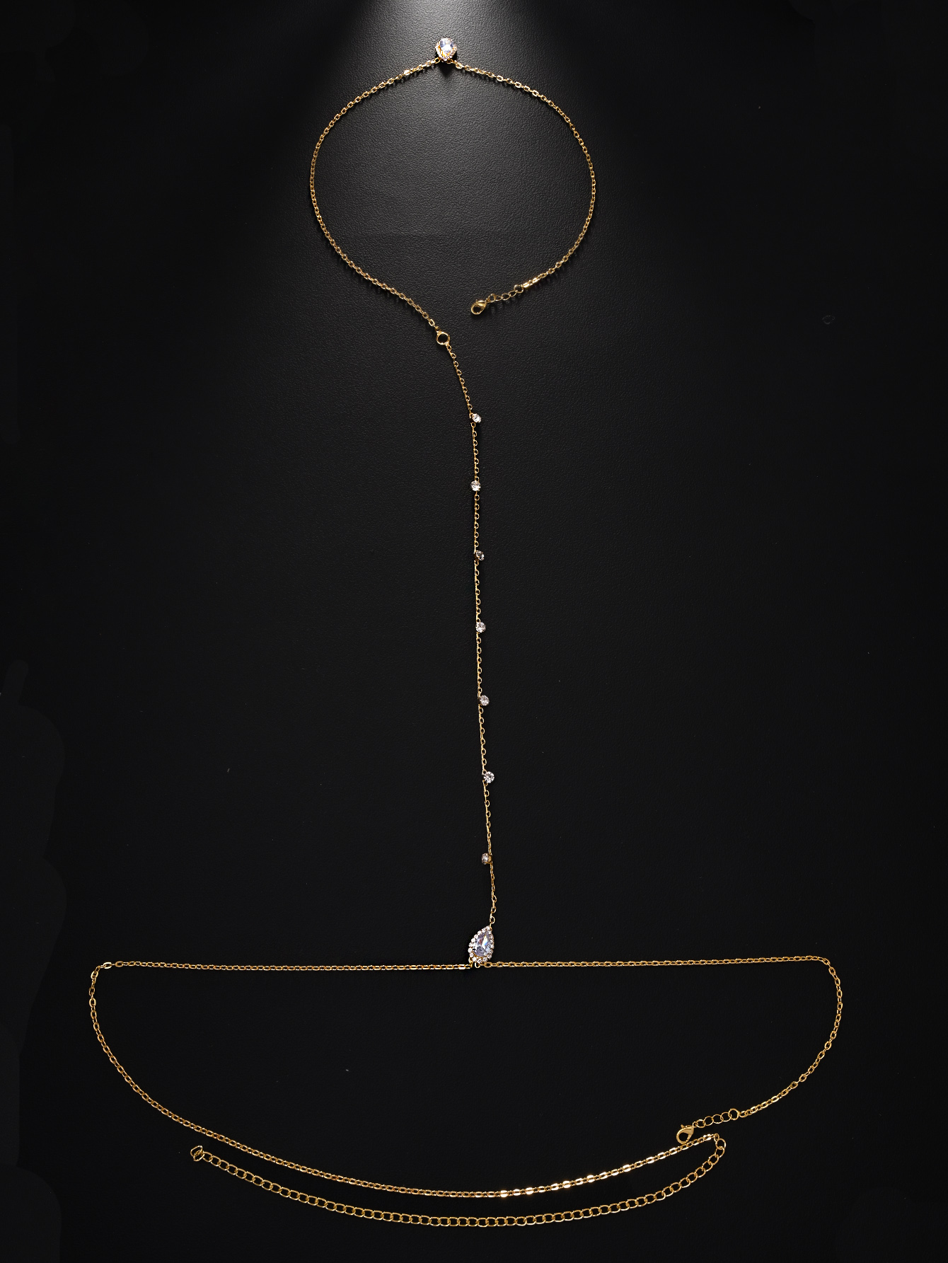 Hot style zircon back chain br - Body Jewelry Hot recensione e prezzo