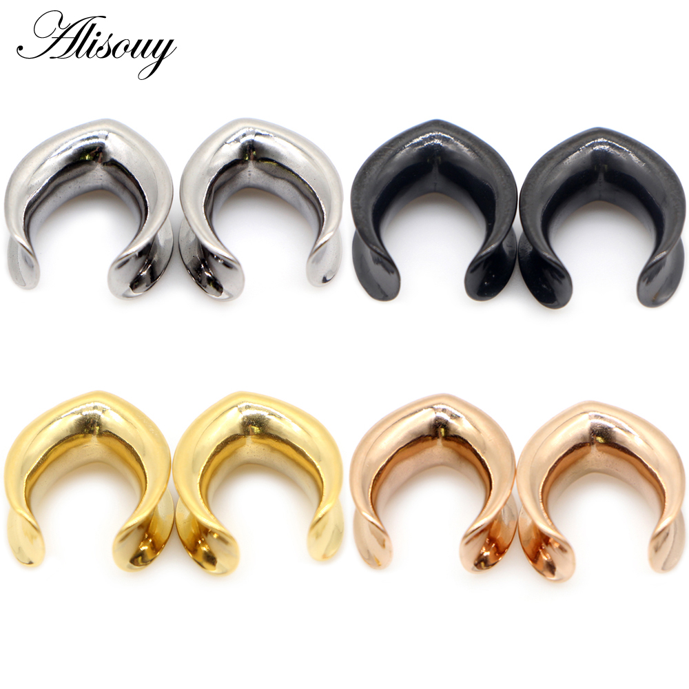 Alisouy 2pcs 6mm-30mm Water Dr - Body Jewelry Ear Plugs recensione e prezzo