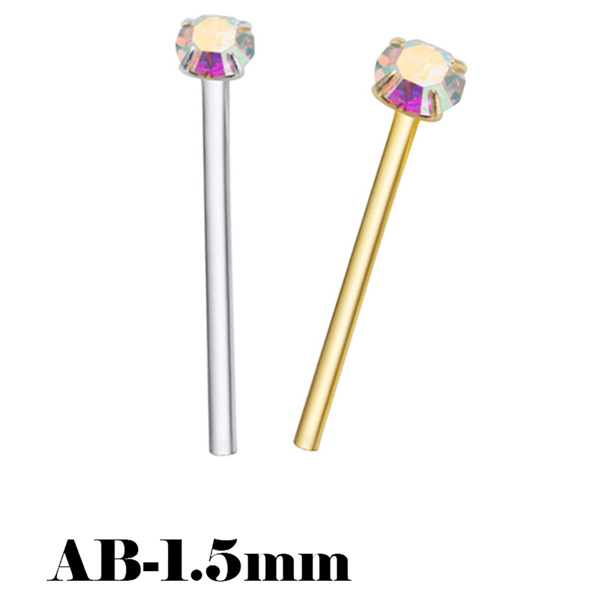 925 Sterling Silver Nose Studs - Body Jewelry La recensione e prezzo