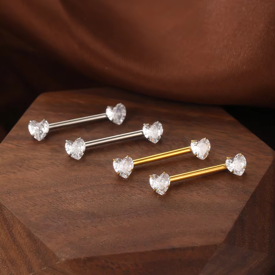 1Pc G23 Titanium Nipple Ring S - Body Jewelry Nipple Rings recensione e prezzo