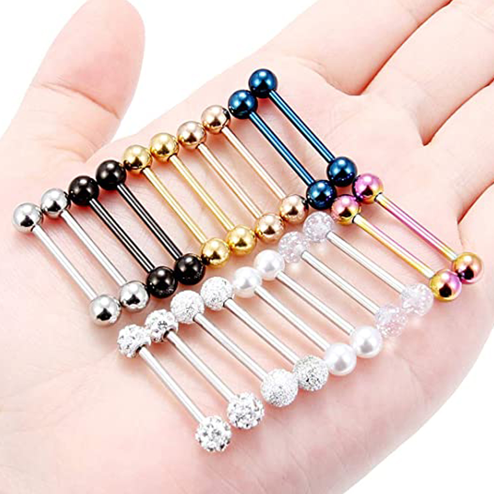 14G Tongue Rings Nipple Rings  - Body Jewelry Nipple Rings recensione e prezzo