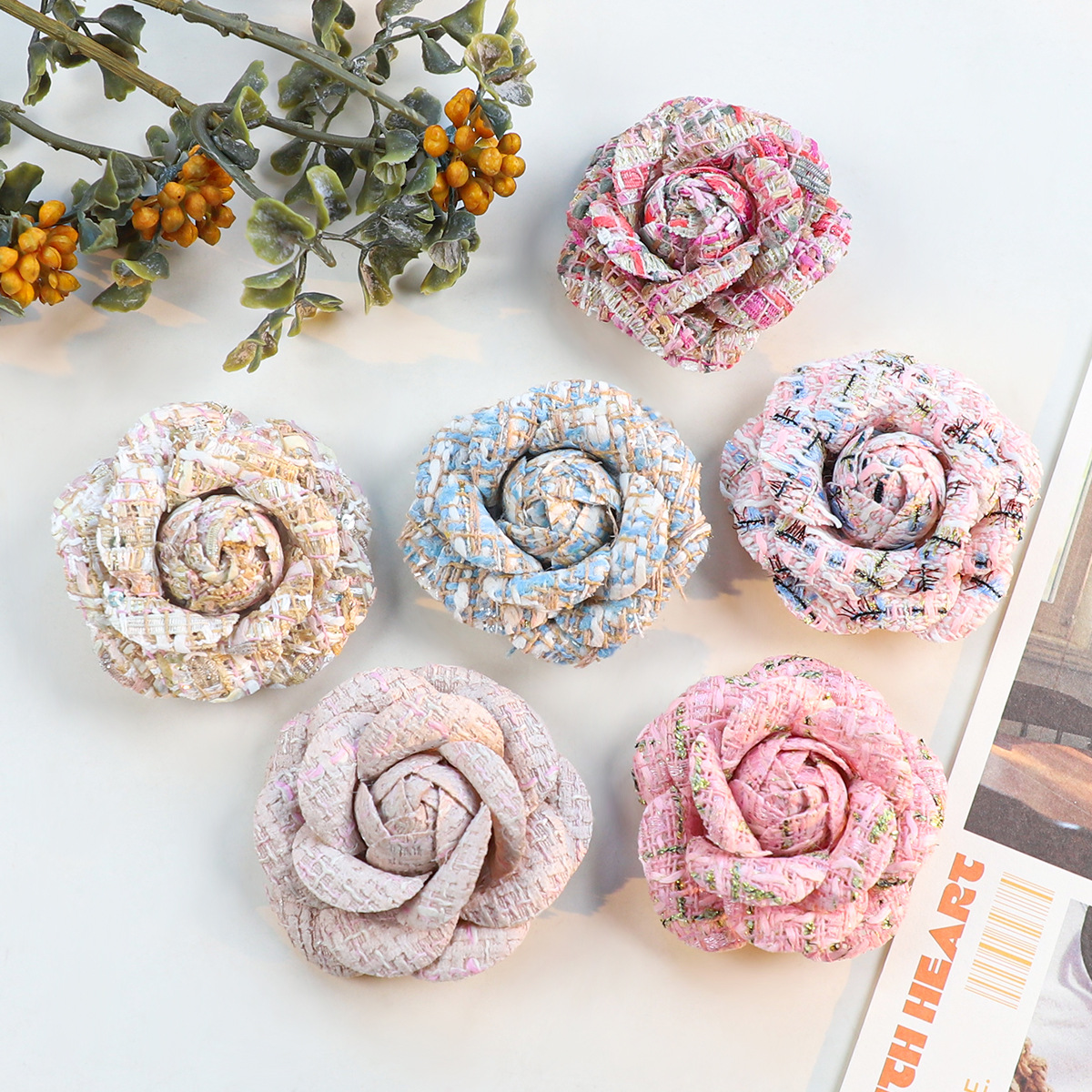 6CM Camellia Brooch for Women  - Body Jewelry High Quality recensione e prezzo