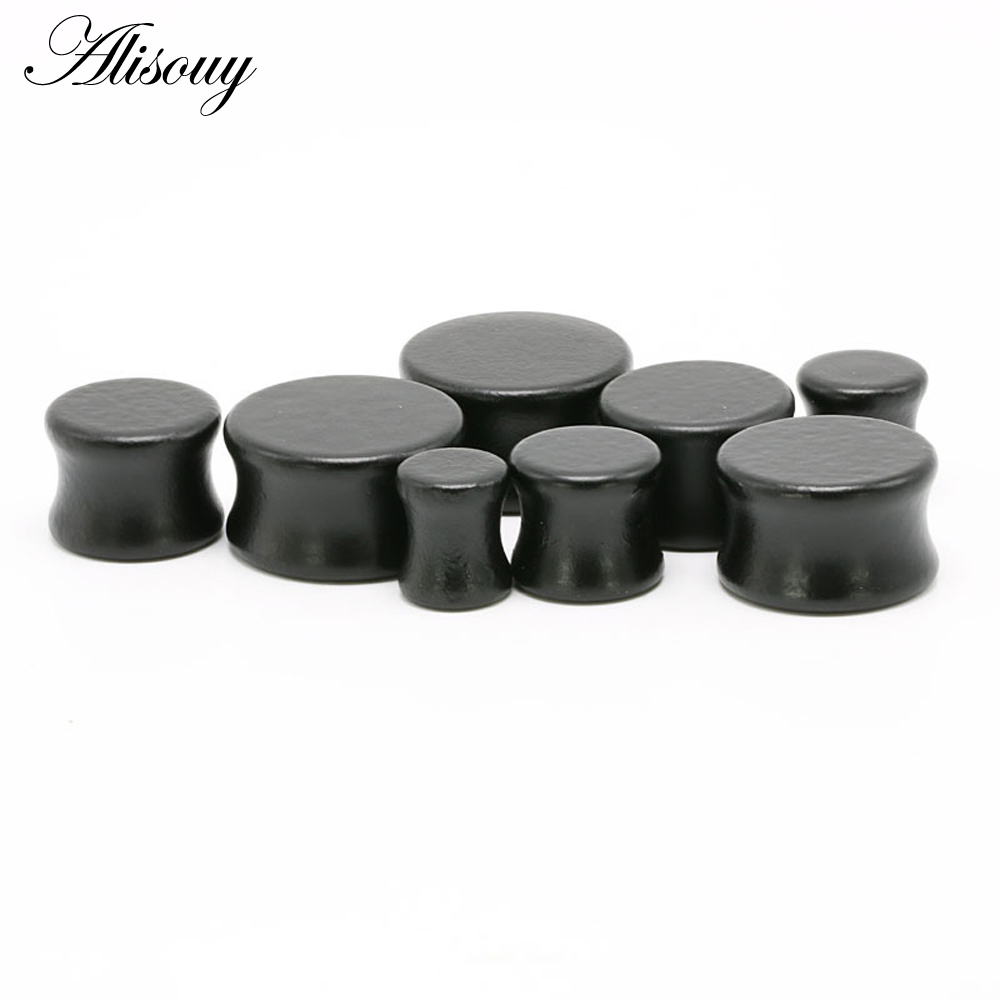 1PC Fashion Ear Plugs Wood Fle - Body Jewelry Ear Plugs recensione e prezzo