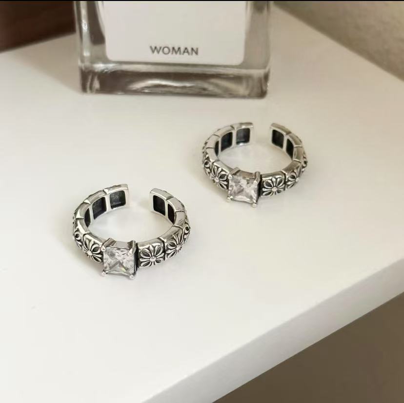 925 Sterling Silver Square Zir - Body Jewelry High Quality recensione e prezzo