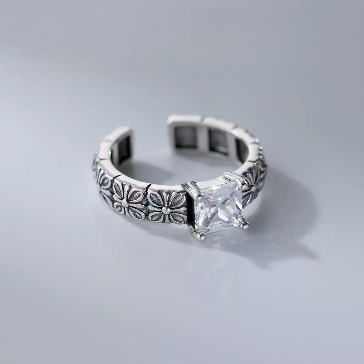 925 Sterling Silver Square Zir - Body Jewelry High Quality recensione e prezzo