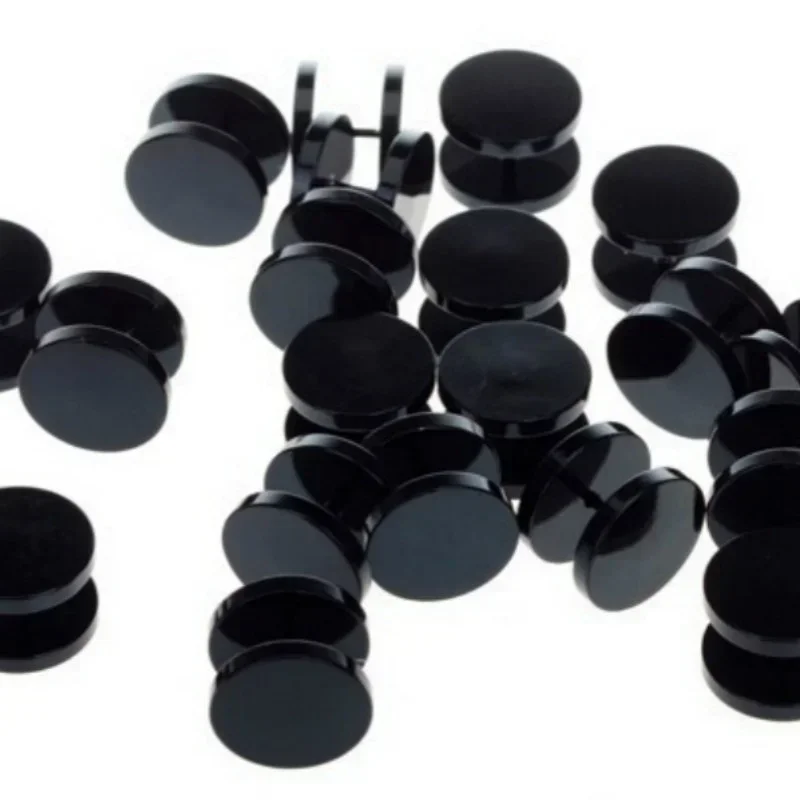 2 Pcs/1 SetBlack Stainless Ste - Body Jewelry Ear Plugs recensione e prezzo
