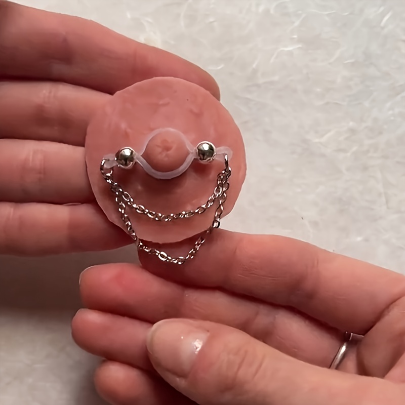 1 Pair Adjustable Fake Nipple  - Body Jewelry Nipple Rings recensione e prezzo