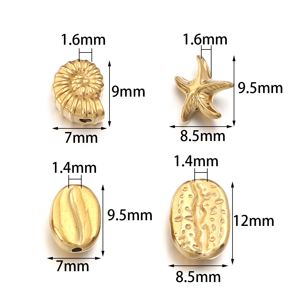 5pcs Stainless Steel Ocean Ani - Body Jewelry Beach recensione e prezzo