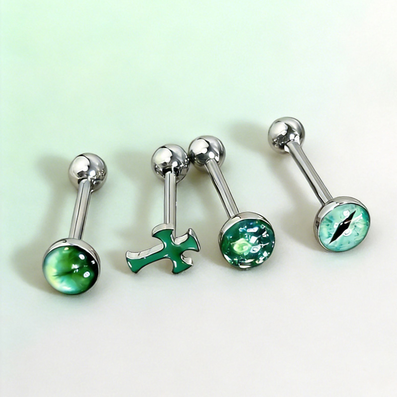 1Pc High-Quality Trendy Green  - Body Jewelry High Quality recensione e prezzo