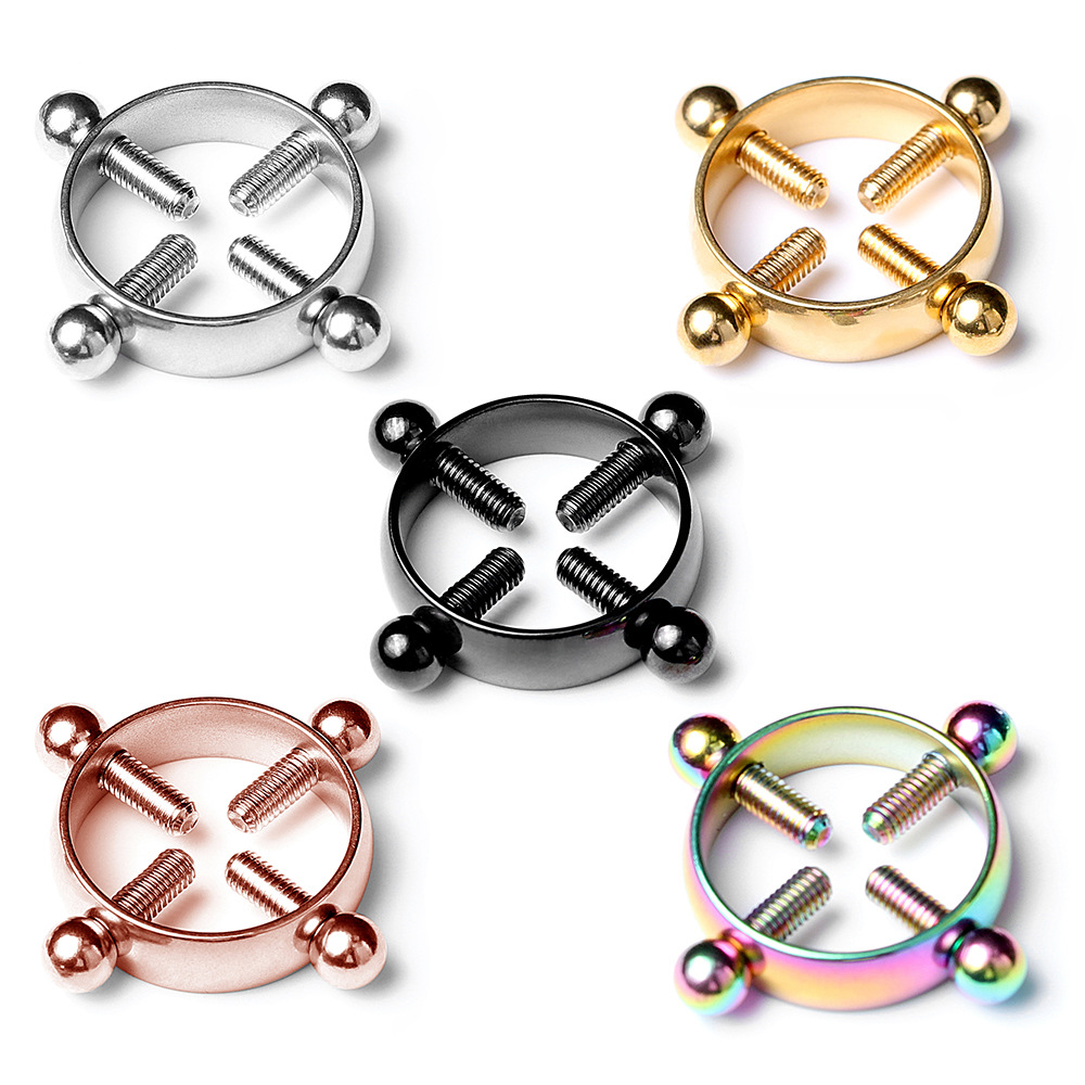 1pair Stainless Steel Cross Ni - Body Jewelry Nipple Rings recensione e prezzo
