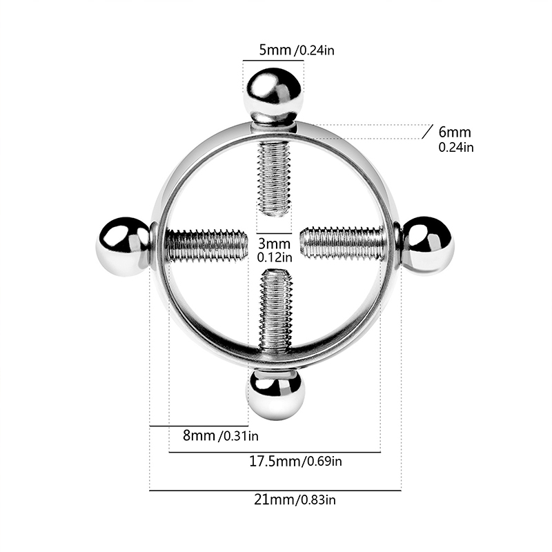 1pair Stainless Steel Cross Ni - Body Jewelry Nipple Rings recensione e prezzo