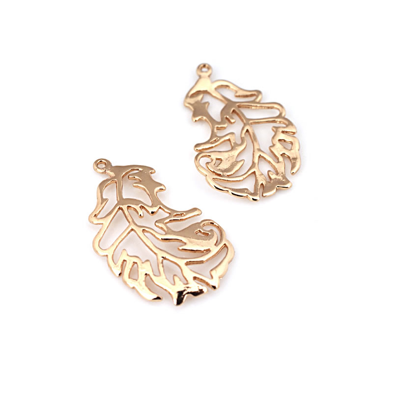 18K Gold Color Brass Feather C - Body Jewelry High Quality recensione e prezzo