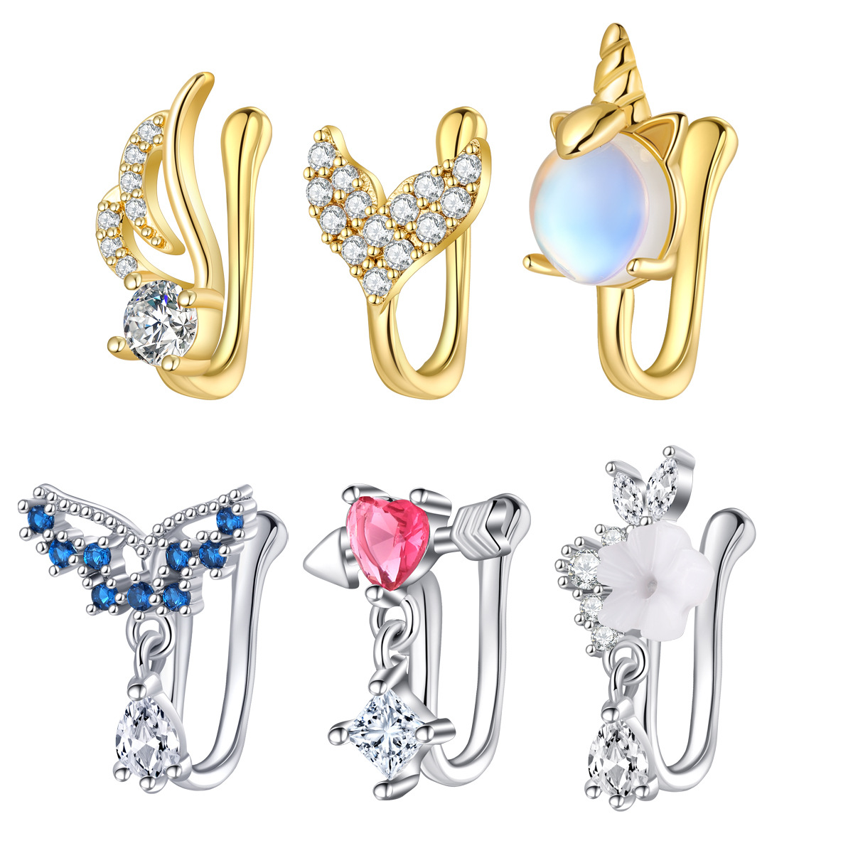 Fake Nose Piercing Jewelry Hig - Body Jewelry High Quality recensione e prezzo