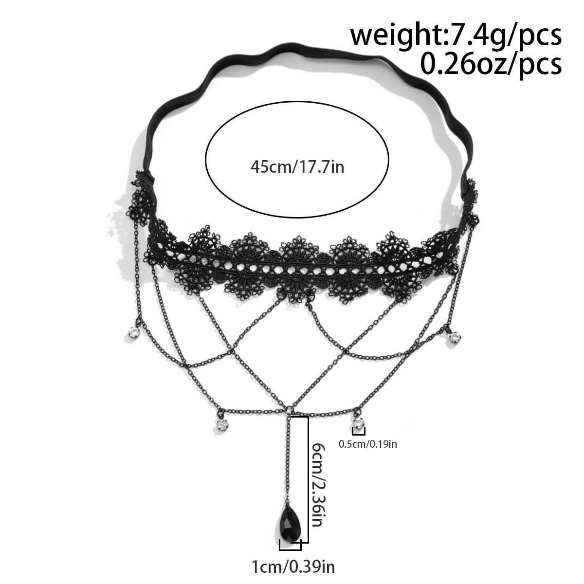 Ingemark Boho Elastic Band Bla - Body Jewelry Thigh Chain recensione e prezzo
