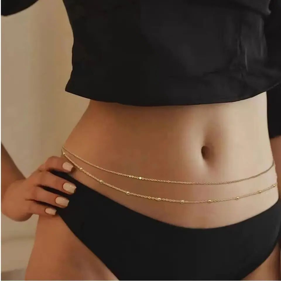HipHop Double Layers Belly Cha - Body Jewelry Beach recensione e prezzo