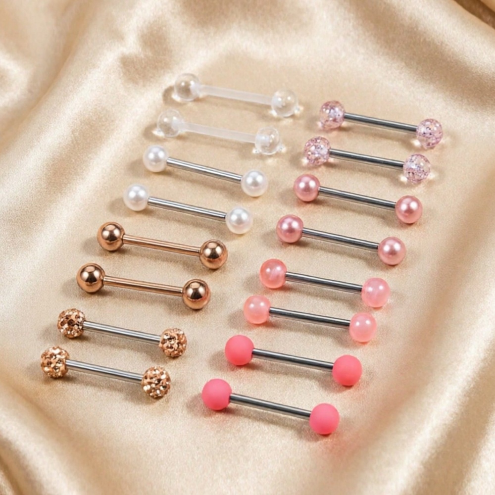 16pcs Assorted Color Ball Styl - Body Jewelry Nipple Rings recensione e prezzo