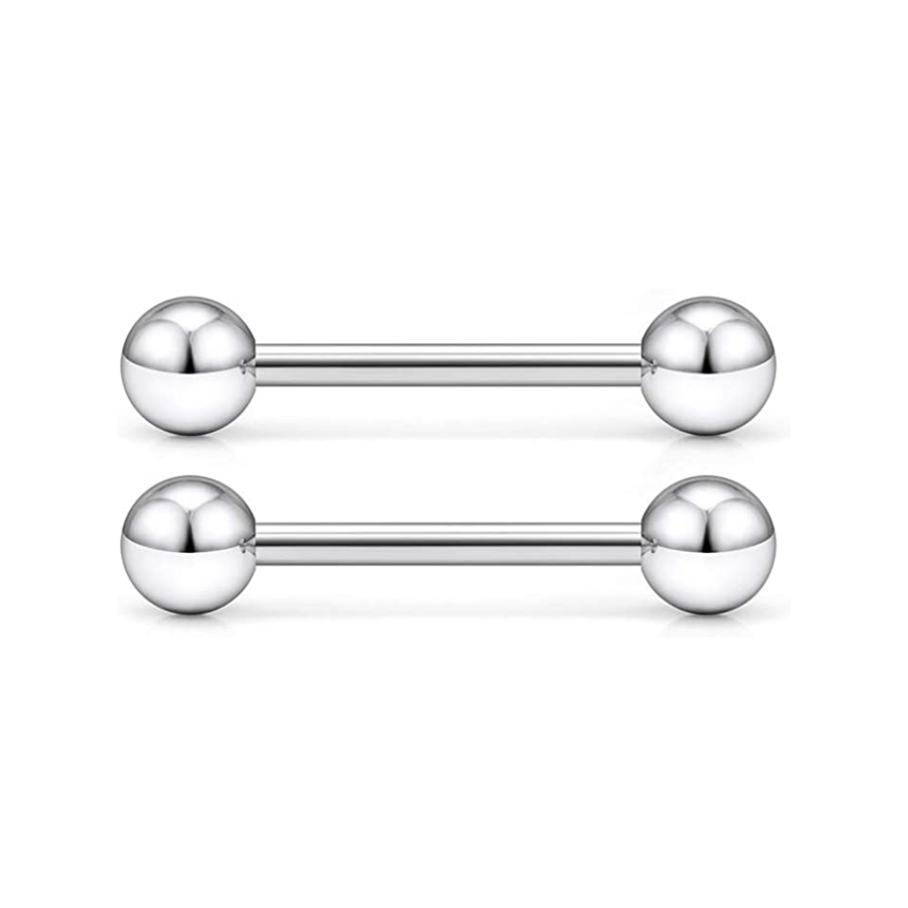 14G Tongue Rings Surgical Stee - Body Jewelry Nipple Rings recensione e prezzo