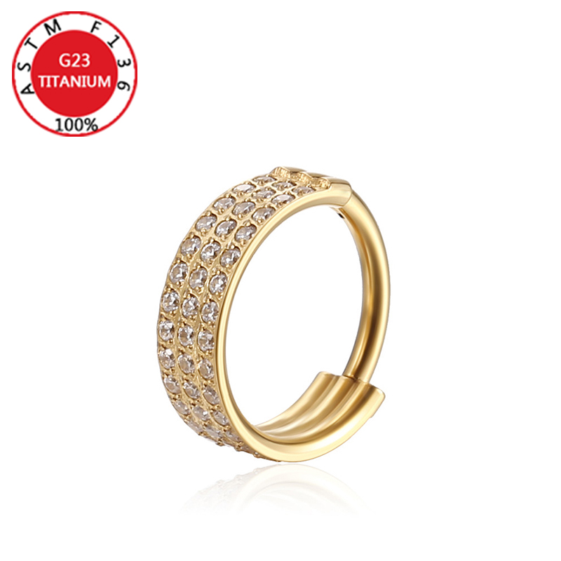 G23 Titanium Nose Ring Implant - Clicker Ring Seamless recensione e prezzo