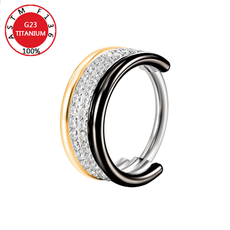 G23 Titanium Nose Ring Implant - Clicker Ring Seamless recensione e prezzo