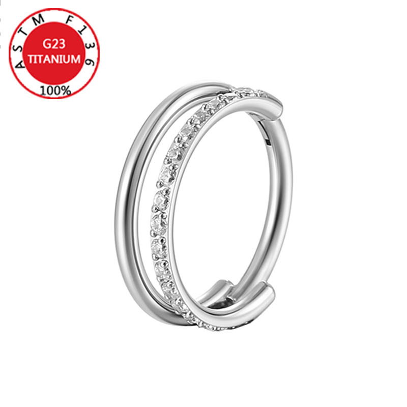 G23 Titanium Nose Ring Implant - Clicker Ring Seamless recensione e prezzo