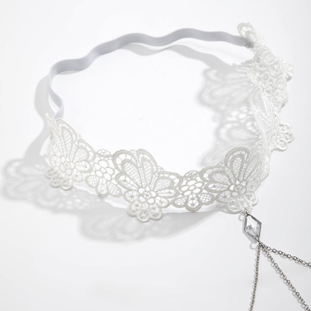 White Lace Thigh Chain Sexy Lo - Body Jewelry Thigh Chain recensione e prezzo