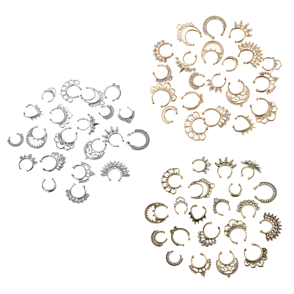 Hot Sale 21/3PCS Nose Fake Sep - Body Jewelry Hot recensione e prezzo