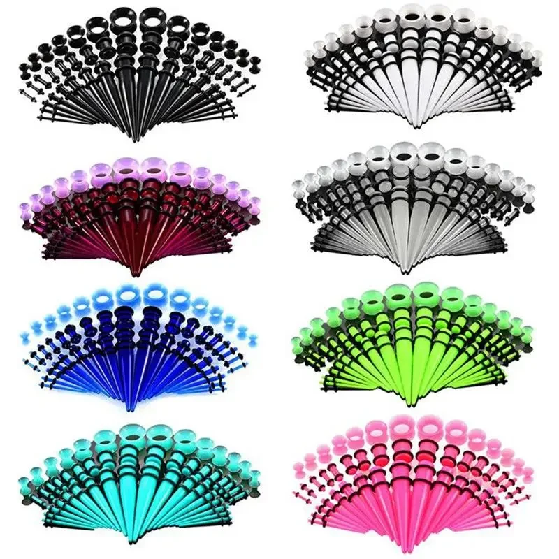 36/50pcs/Set Acrylic Ear Pierc - Body Jewelry Ear Plugs recensione e prezzo