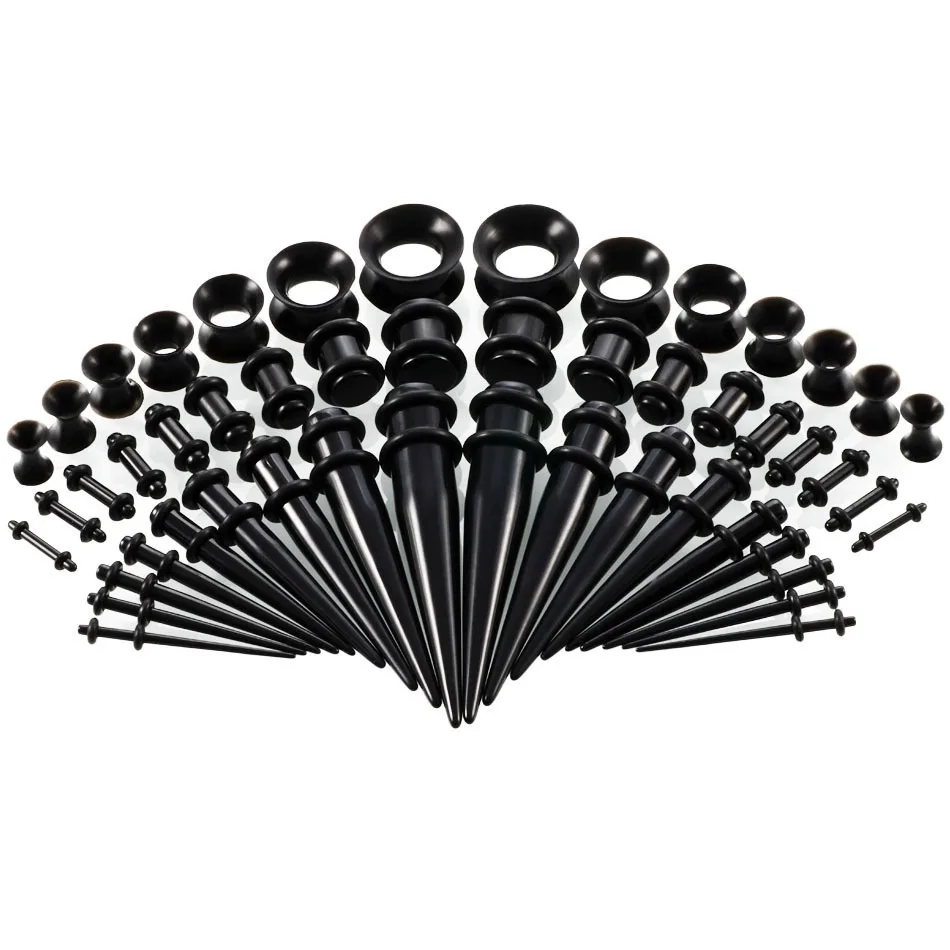 36/50pcs/Set Acrylic Ear Pierc - Body Jewelry Ear Plugs recensione e prezzo