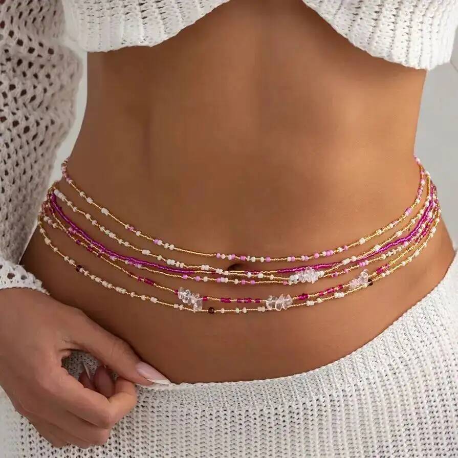 SHIXIN 6Pcs/Set Boho Colorful  - Body Jewelry Online recensione e prezzo
