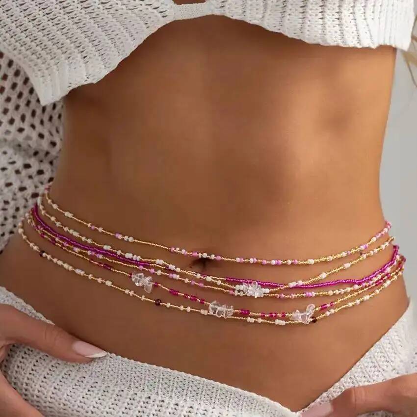 SHIXIN 6Pcs/Set Boho Colorful  - Body Jewelry Online recensione e prezzo