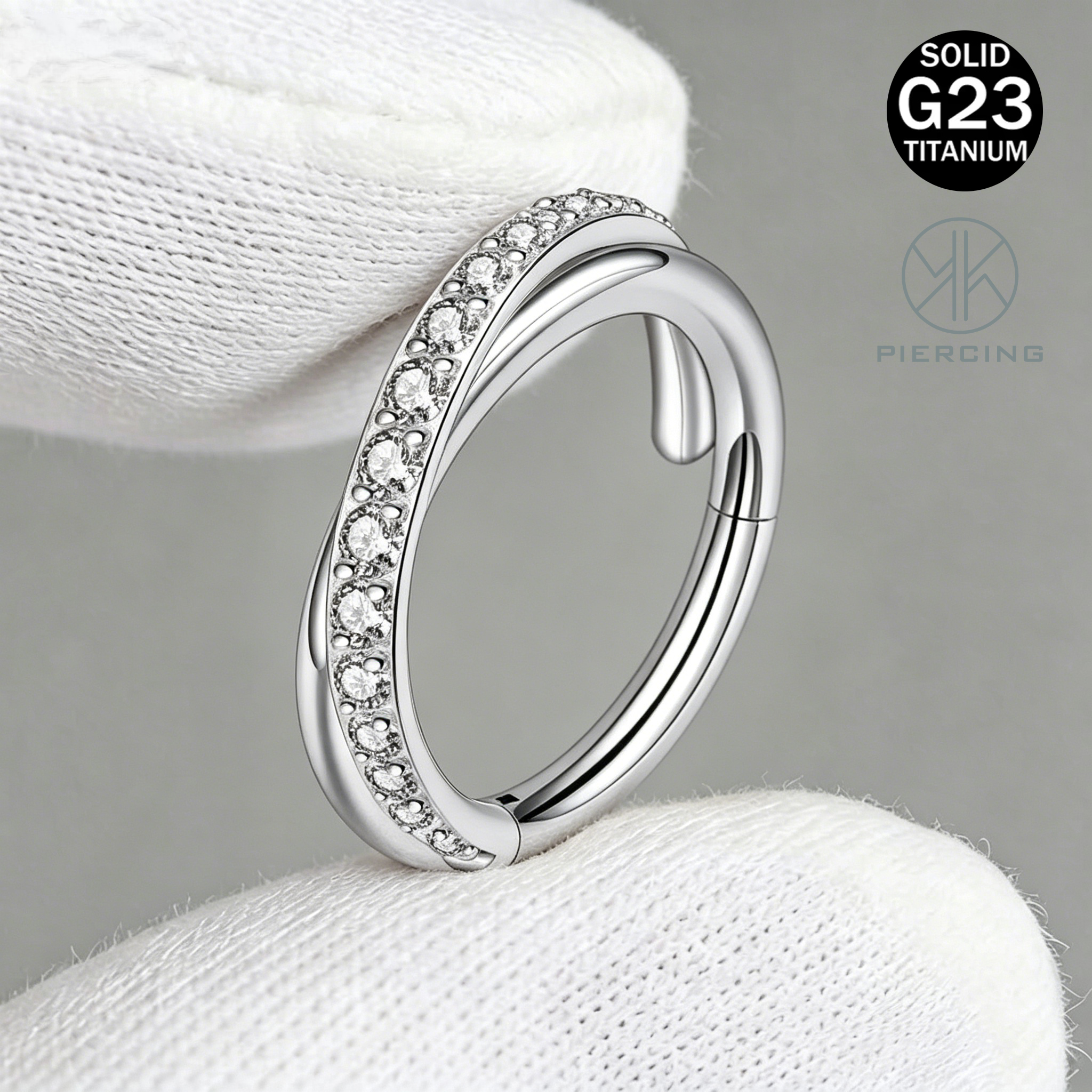 1pcs 16G Cartilage Earring Hoo - Clicker Ring Seamless recensione e prezzo