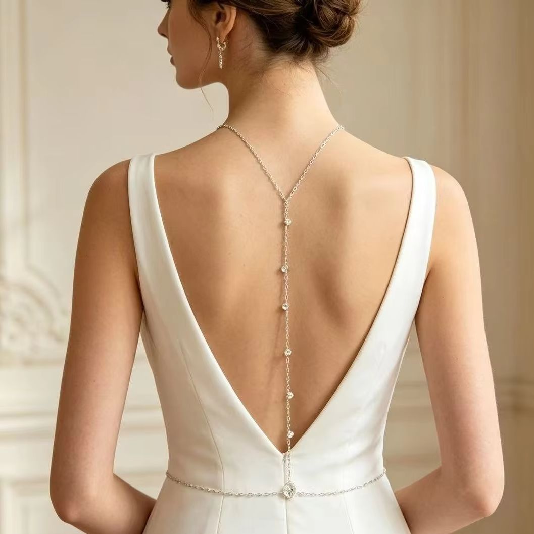 Back Body Chain Zircon Spine C - Body Jewelry Back recensione e prezzo